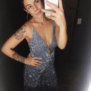 PURPLE AUDREY 3+1 VELVET JUMPSUIT SIZE M